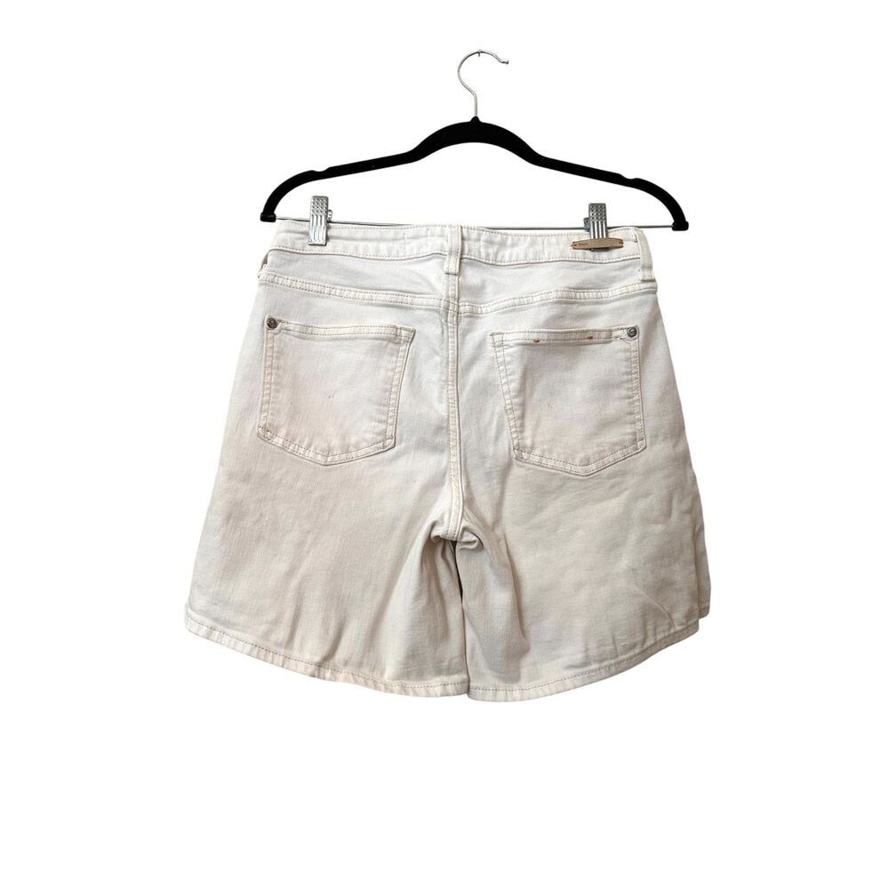 ANTHROPOLOGIE Pilcro Sjej Patchwork Shorts White Sz 29 - Picture 3 of 6